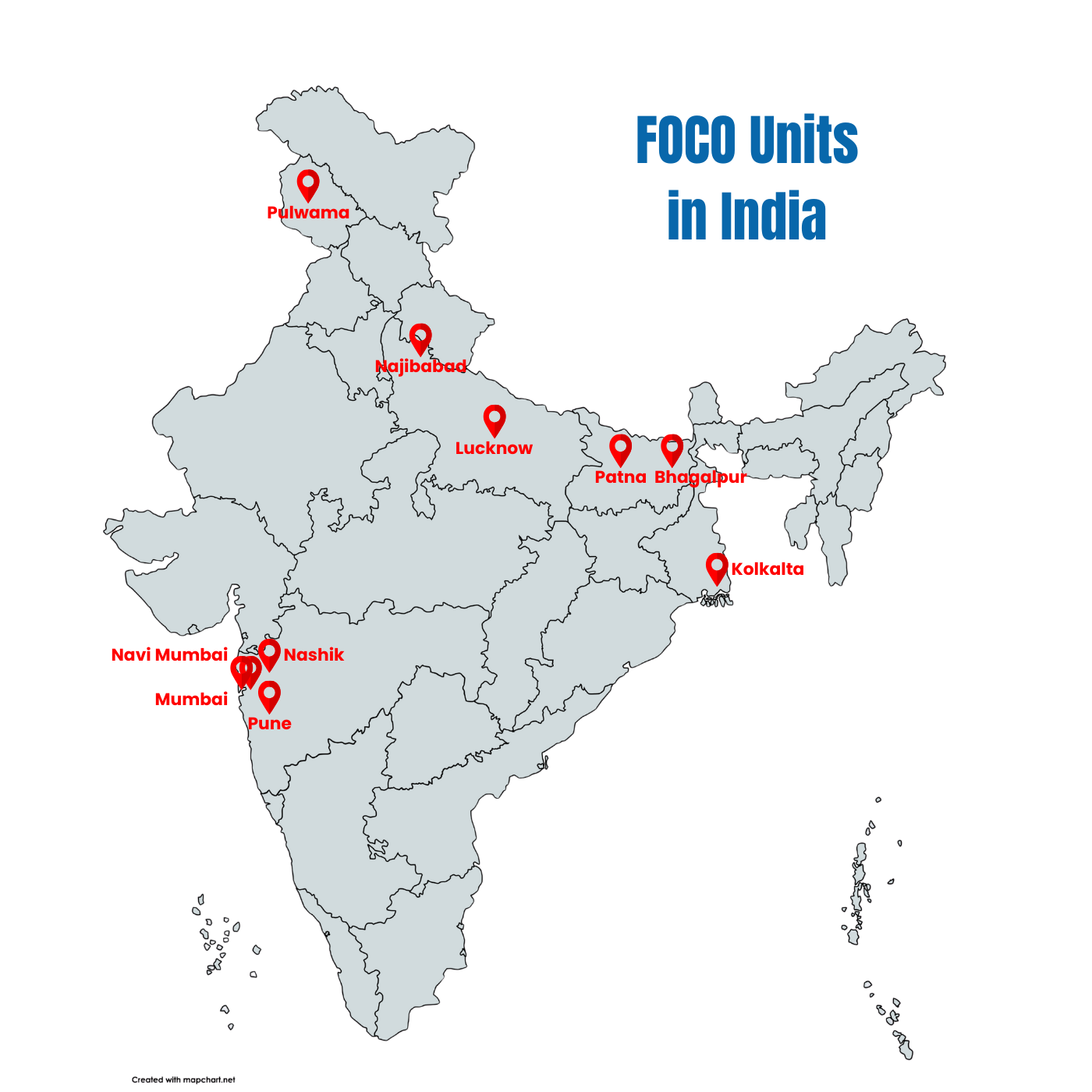 FOCO Units Map